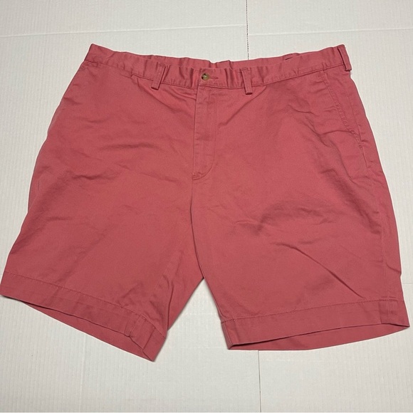 Polo Ralph Lauren Shorts Mens 38 Salmon Classic Fit Golf Weathered Chino 38x9” - Picture 1 of 9